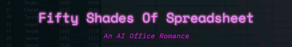 Fifty shades of spreadsheet, an AI office romance